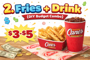 2. Fries + Drink (DIY Budget Combo)