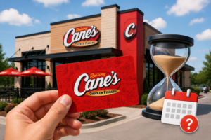 Are Raising Cane's Gift Cards valid for a limited time?