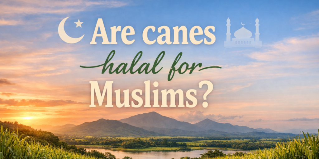 Are canes halal for Muslims?