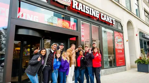 Expansion History of Raising Cane’s in the USA
