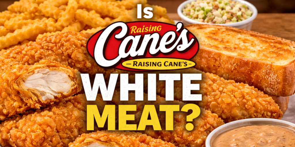 Is Raising Cane's white meat?