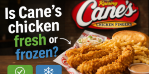 Is Raising cane's chicken fresh or frozen?