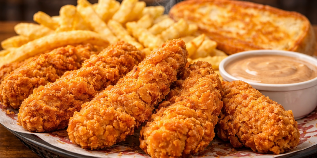 Is cane's chicken baked or fried?