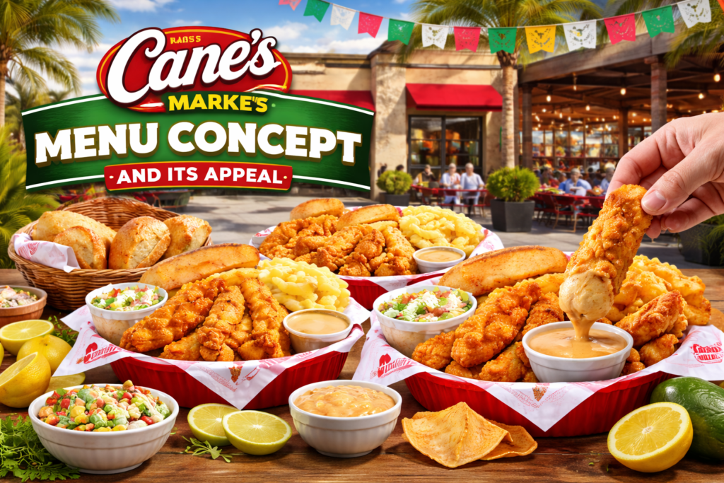 Raising Cane’s Menu Concept and Its Appeal
