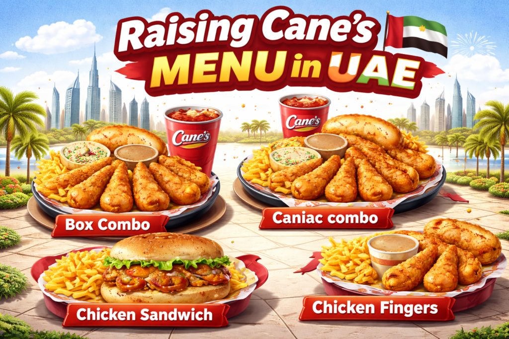 Raising Cane’s Menu in UAE