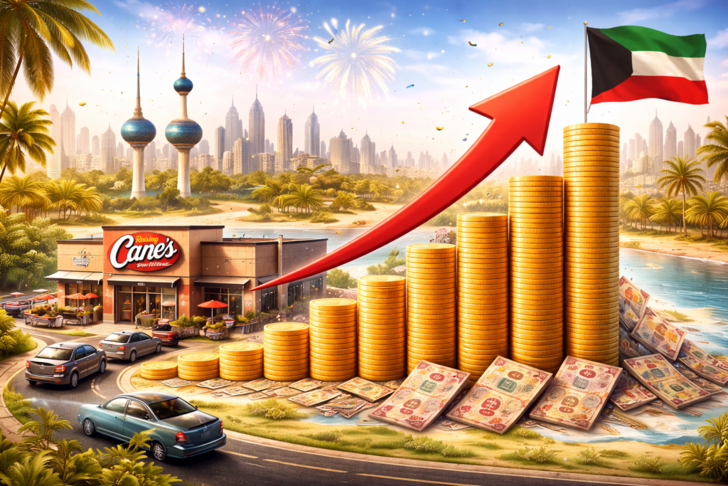 Rapid Growth of Raising Cane’s in Kuwait